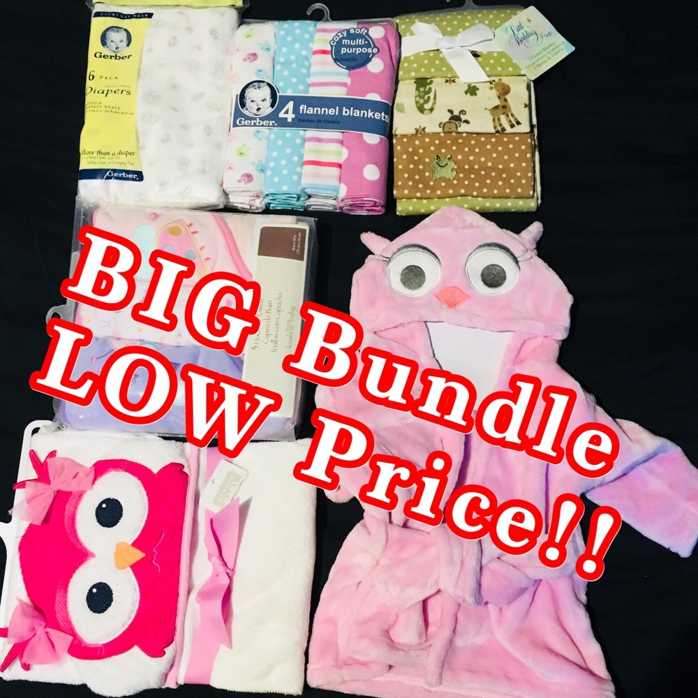 Baby Towels and Flannel Blankets